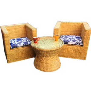 Box Wicker Chair Set