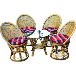 Rattan Chair Set.