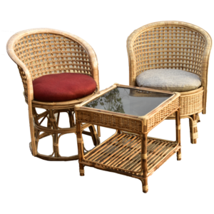 Rattan Netting Simple Table