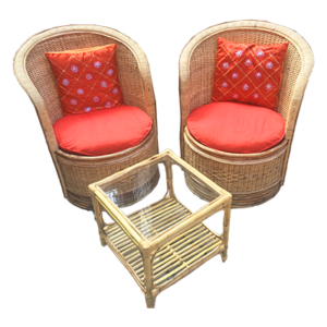 Rattan Wicker Chair Set