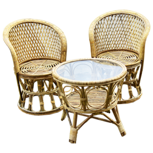 Rattan chair Table Combo