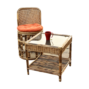 Rattan Chair and Coffee Table 2