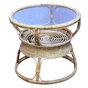 Cane/Rattan Wicker Table