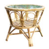 table, cane table, round table, bamboo table, tea table