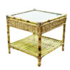 bamboo table, cane table, rattan table
