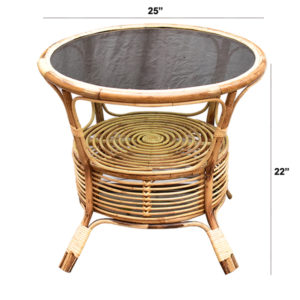 Rattan/Cane Table