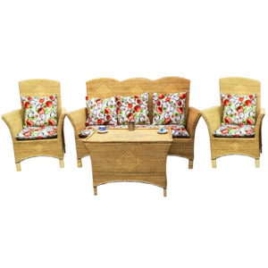 Cane/Rattan Wicker Sofa Set