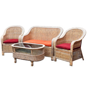 Cane/Rattan Wicker Sofa Set