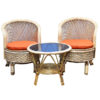 rattan chair, bamboo chair, cane table