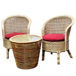 Cane/Rattan Chair Set