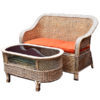 rattan sofa, canes ofa