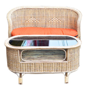 Rattan/Cane Couch Set