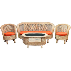 Rattan/Cane Sofa Set