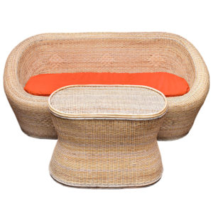 Cane/Rattan Couch Set