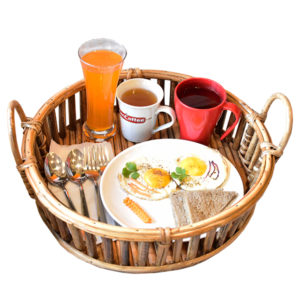 Rattan/Cane Round Tray