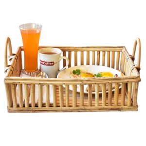 Rattan/Cane Rectangular Tray