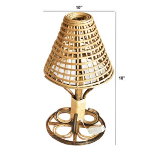 Rattan/Cane Table Lamp