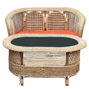 Cane/Rattan Couch Set