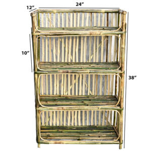 Bamboo Books/Shoes Rack (4 step)