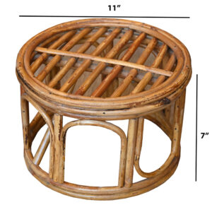 Small Rattan Stool