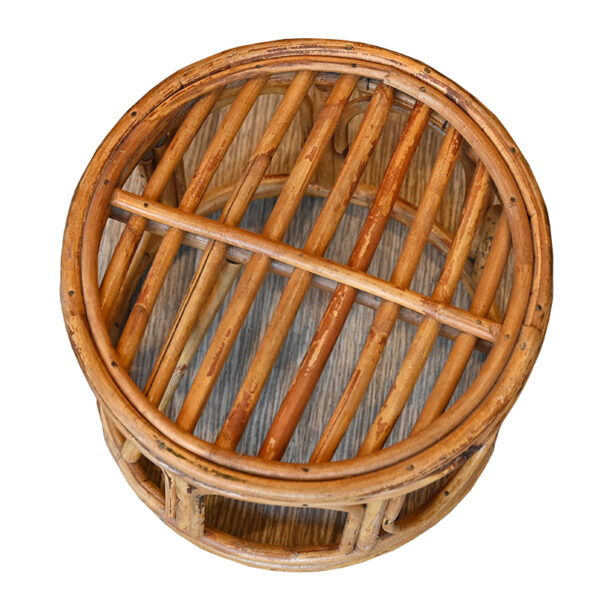 rattan bamboo stool