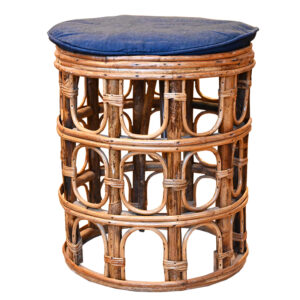 Big Rattan Stool