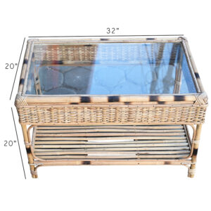 Bamboo Wicker Table