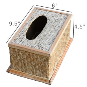 Rattan Tissue Box
