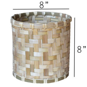 Bamboo Bin (8”X8”)